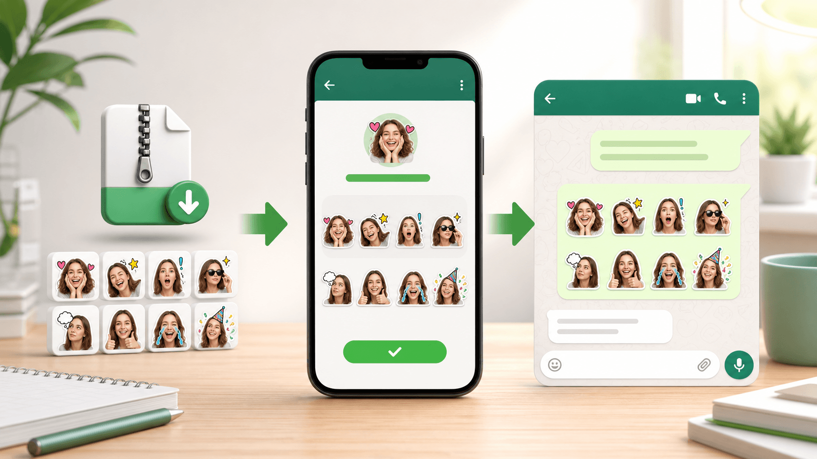 How to Use Downloaded Stickers on WhatsApp