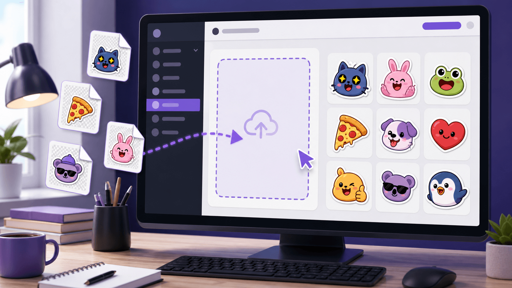 How to Upload Downloaded Stickers to Discord
