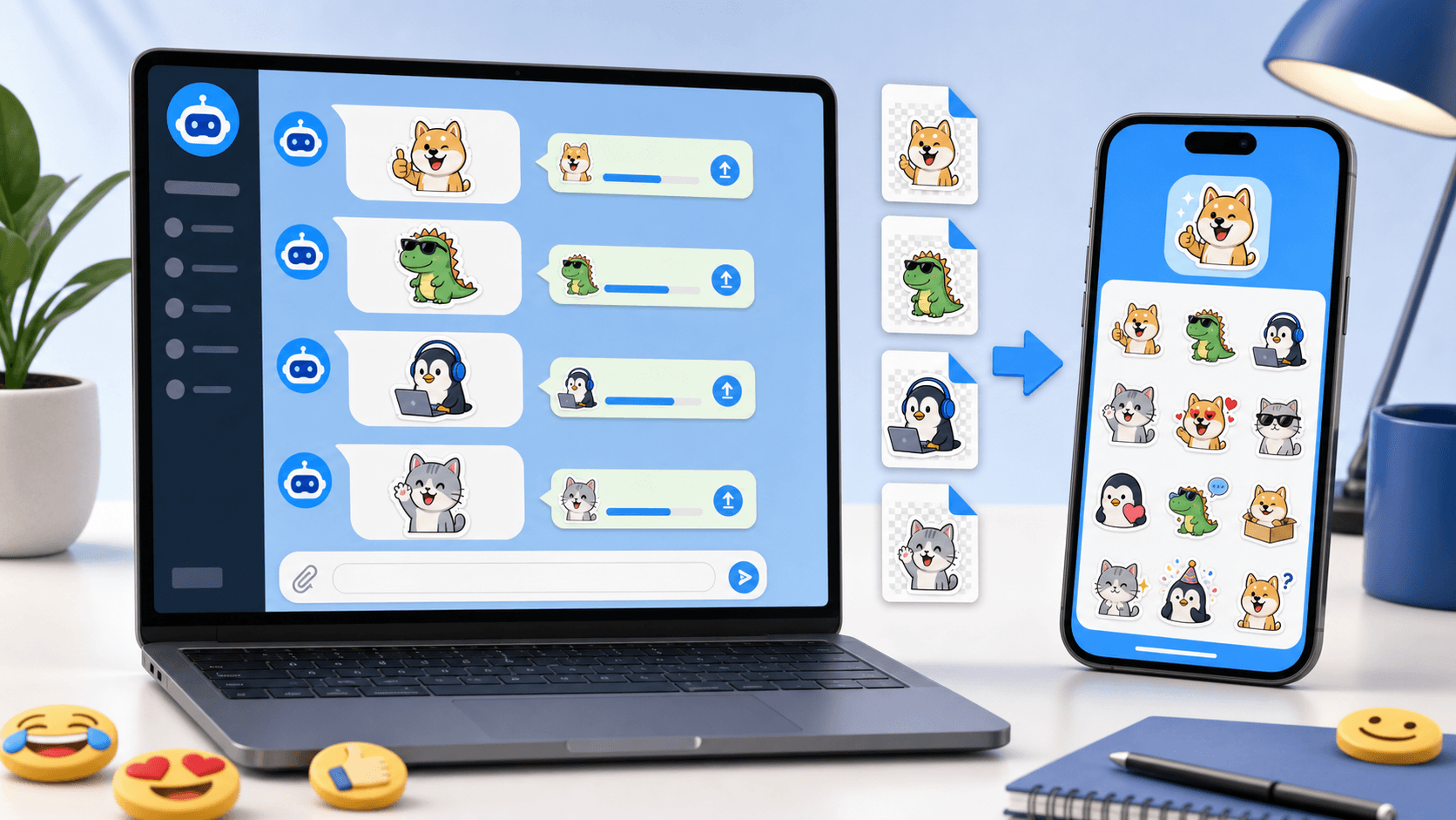 How to Publish Downloaded Stickers on Telegram
